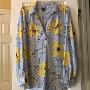 Ann Taylor Long Sleeve Blouse